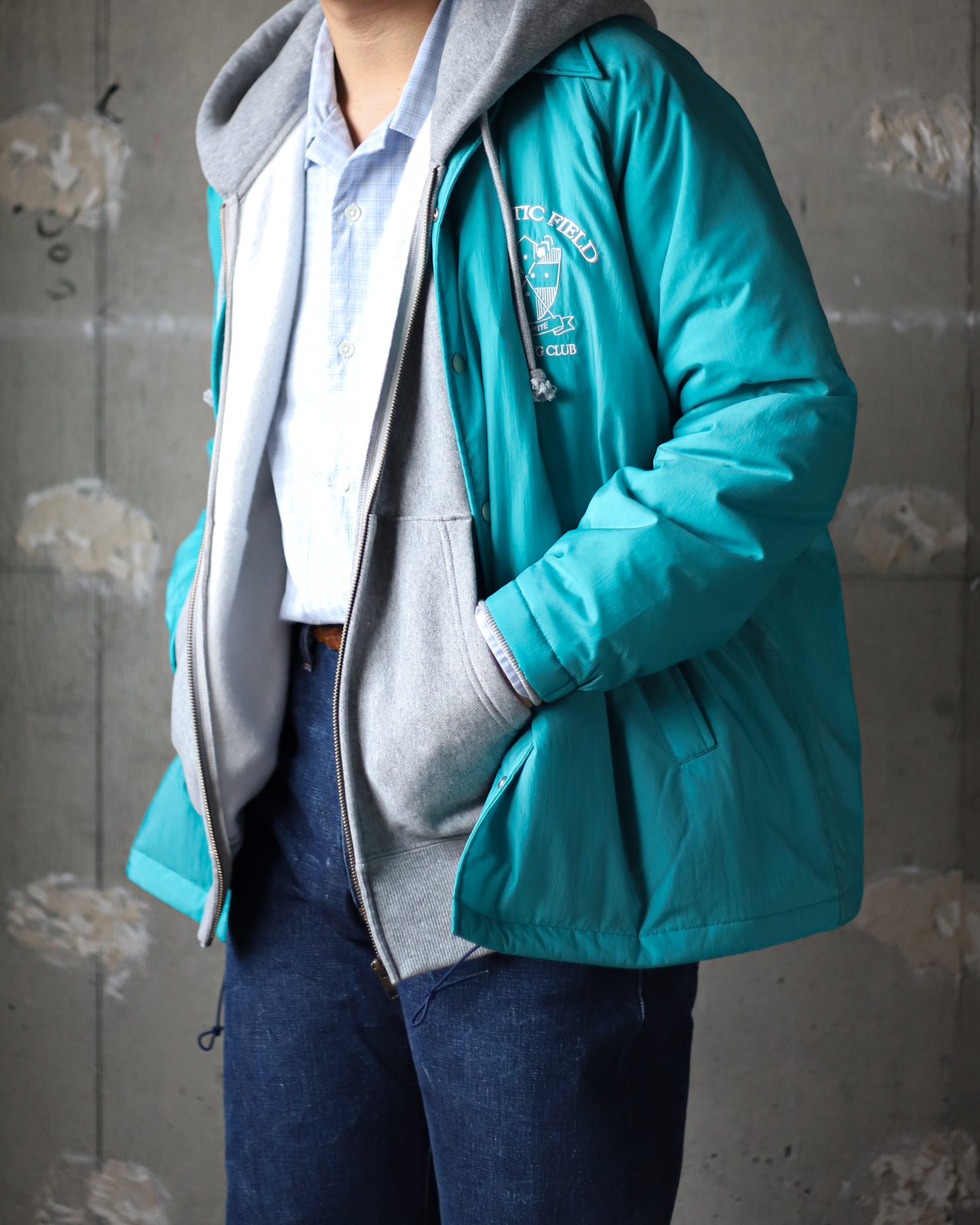 【ATLANTIC FIELD】Ivy Coach Down Jacket