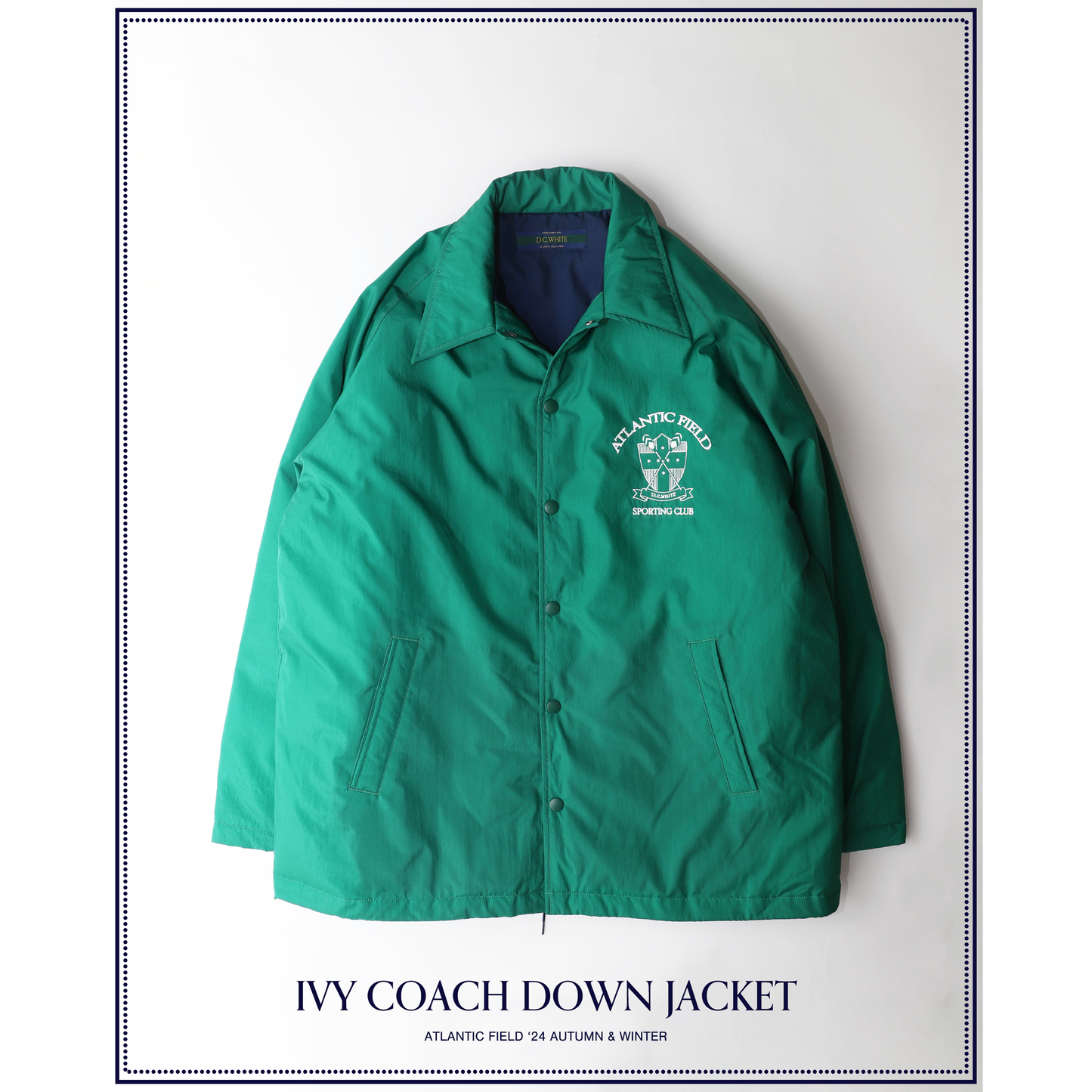 【ATLANTIC FIELD】Ivy Coach Down Jacket
