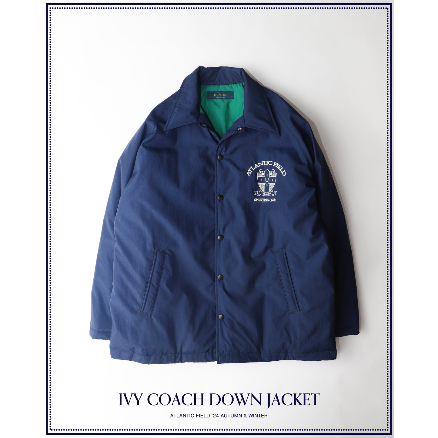 【ATLANTIC FIELD】Ivy Coach Down Jacket