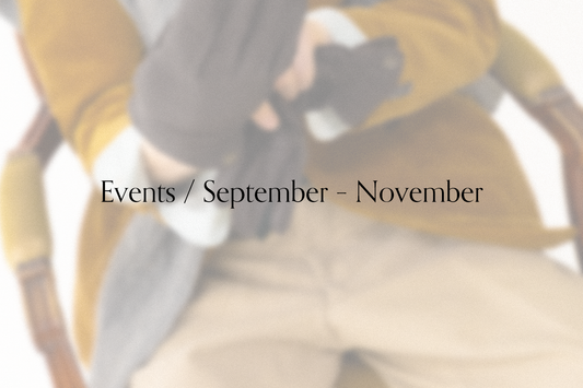 9月~11月 イベントスケジュール