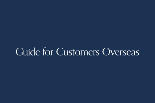 Guide for Customers Overseas
