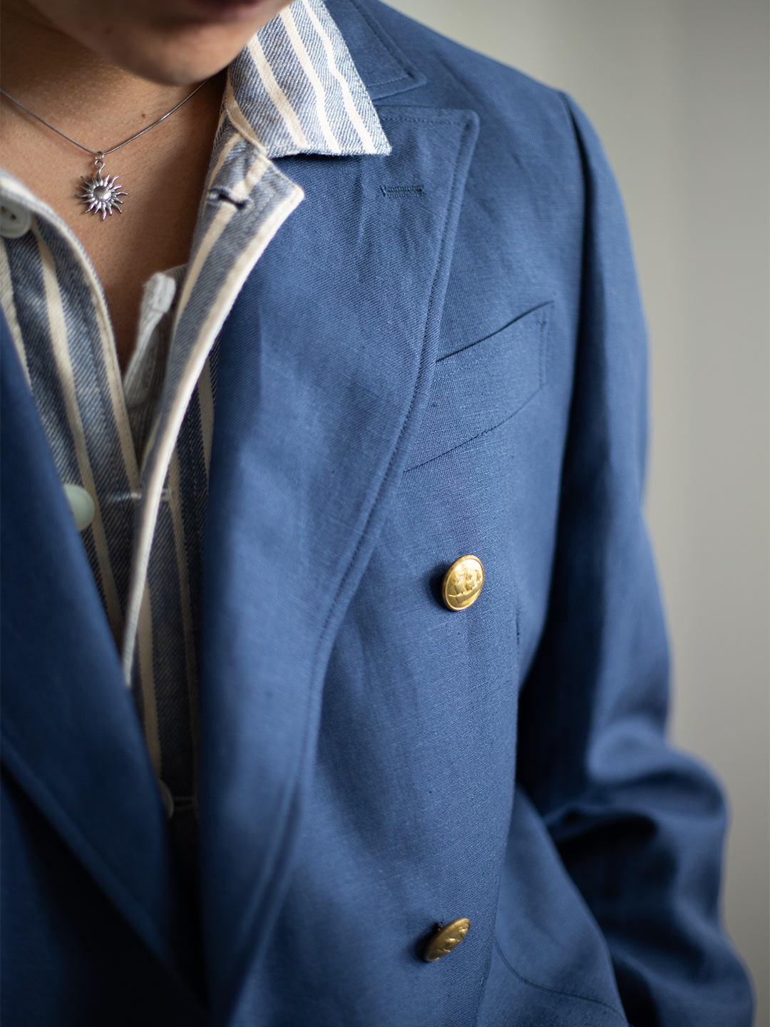 Summer Blazer Double Breasted