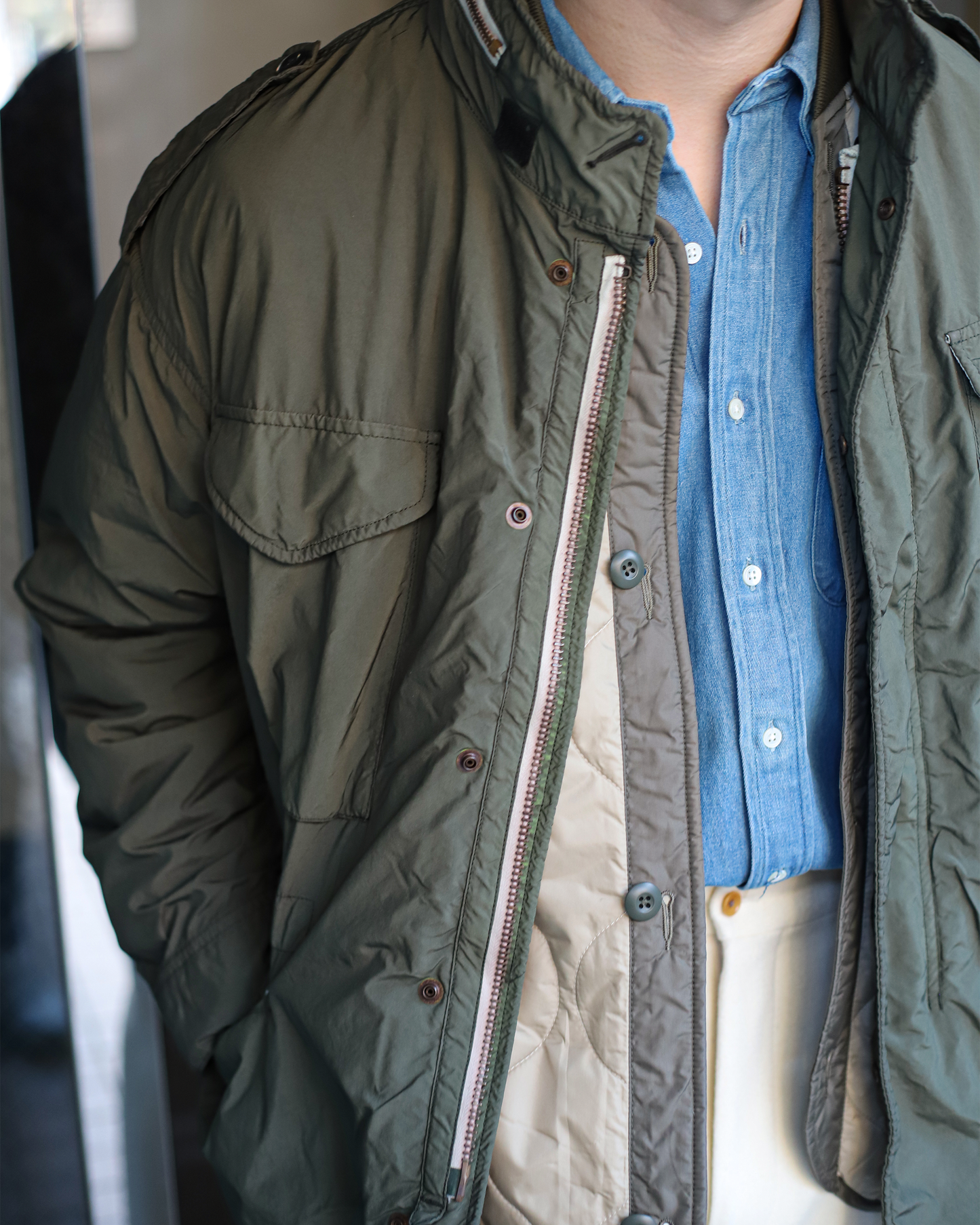 【M.I.D.A.】Inner Quilted Padding Jacket