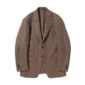 Dark Brown Herringbone