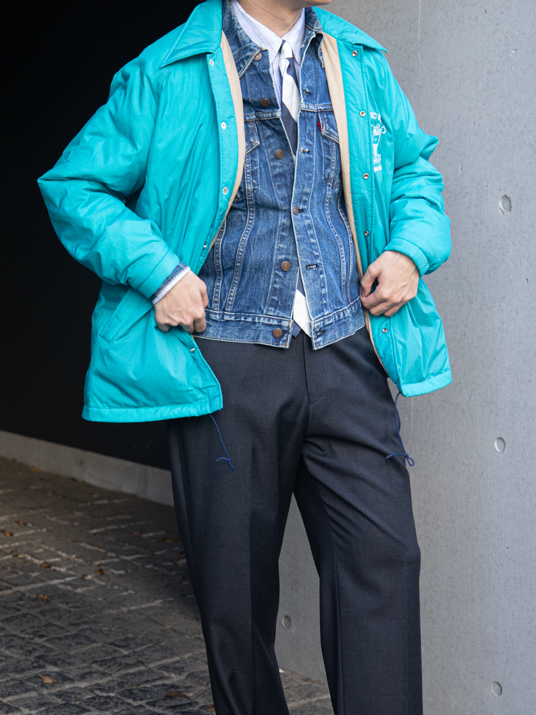 【ATLANTIC FIELD】Ivy Coach Down Jacket