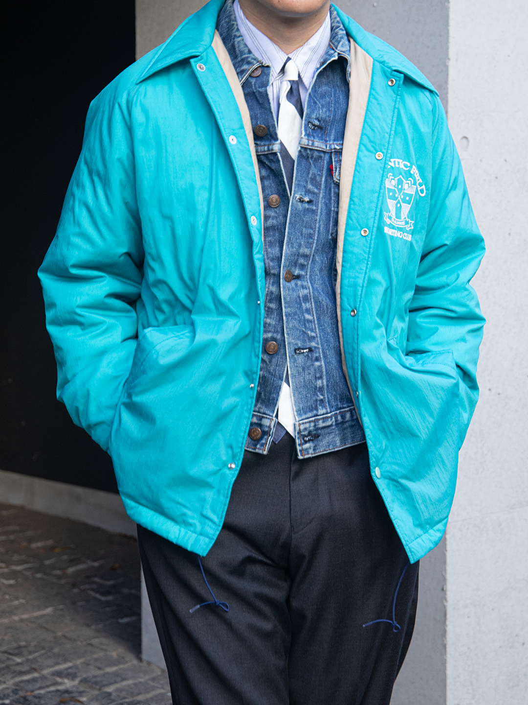 【ATLANTIC FIELD】Ivy Coach Down Jacket