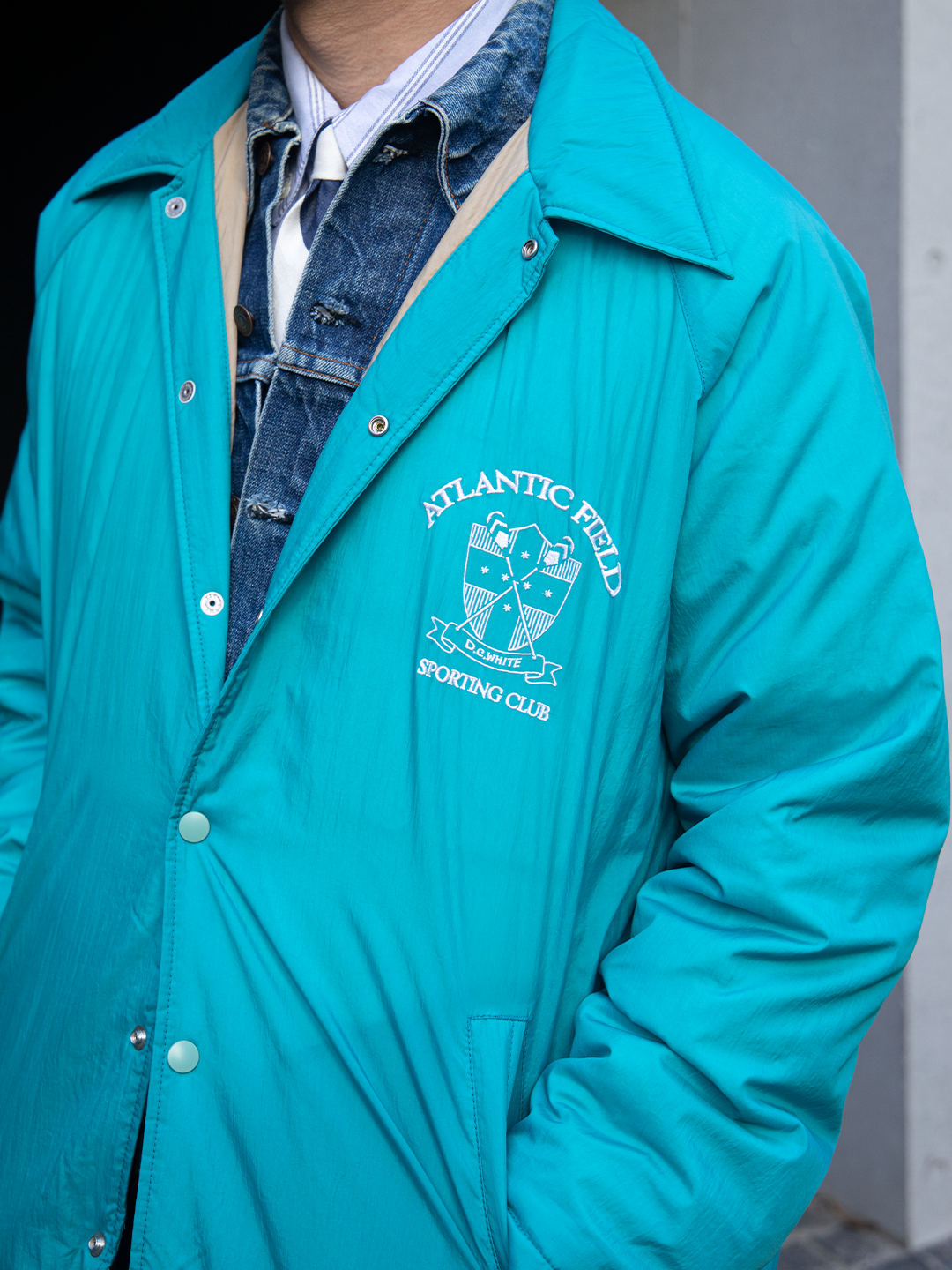 【ATLANTIC FIELD】Ivy Coach Down Jacket