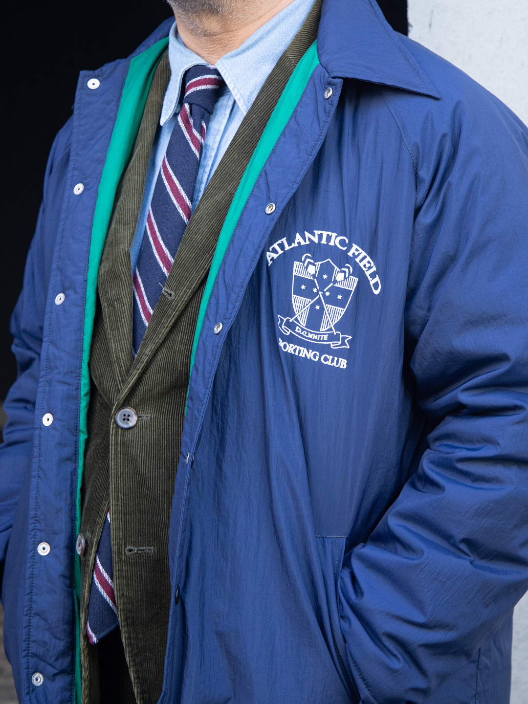 【ATLANTIC FIELD】Ivy Coach Down Jacket