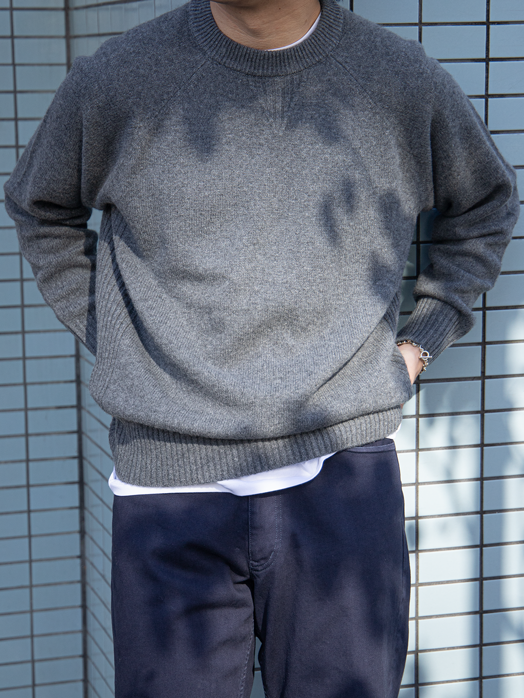 Ivy Crew Neck Cashmere Sweater