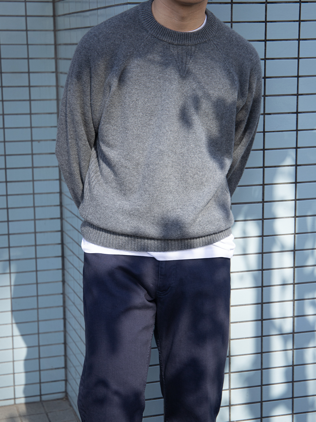 Ivy Crew Neck Cashmere Sweater