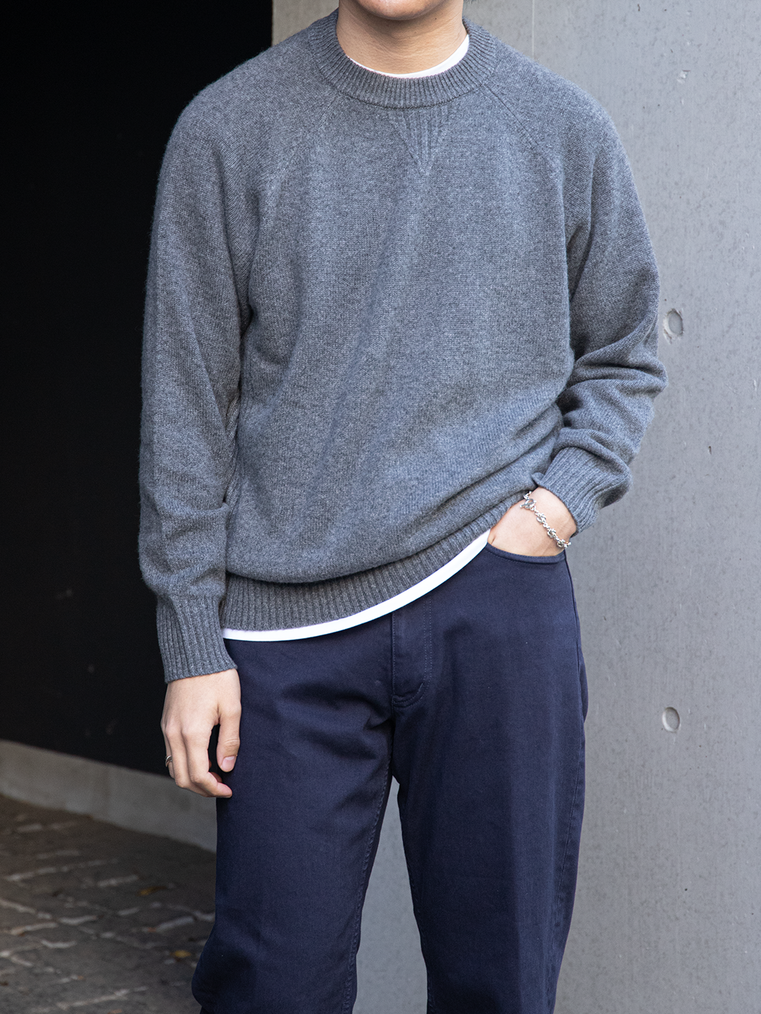 Ivy Crew Neck Cashmere Sweater