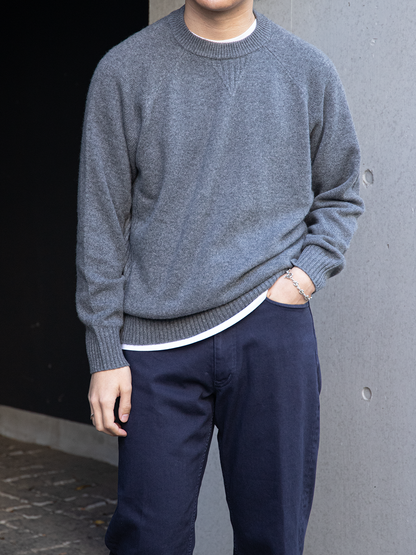 Ivy Crew Neck Cashmere Sweater