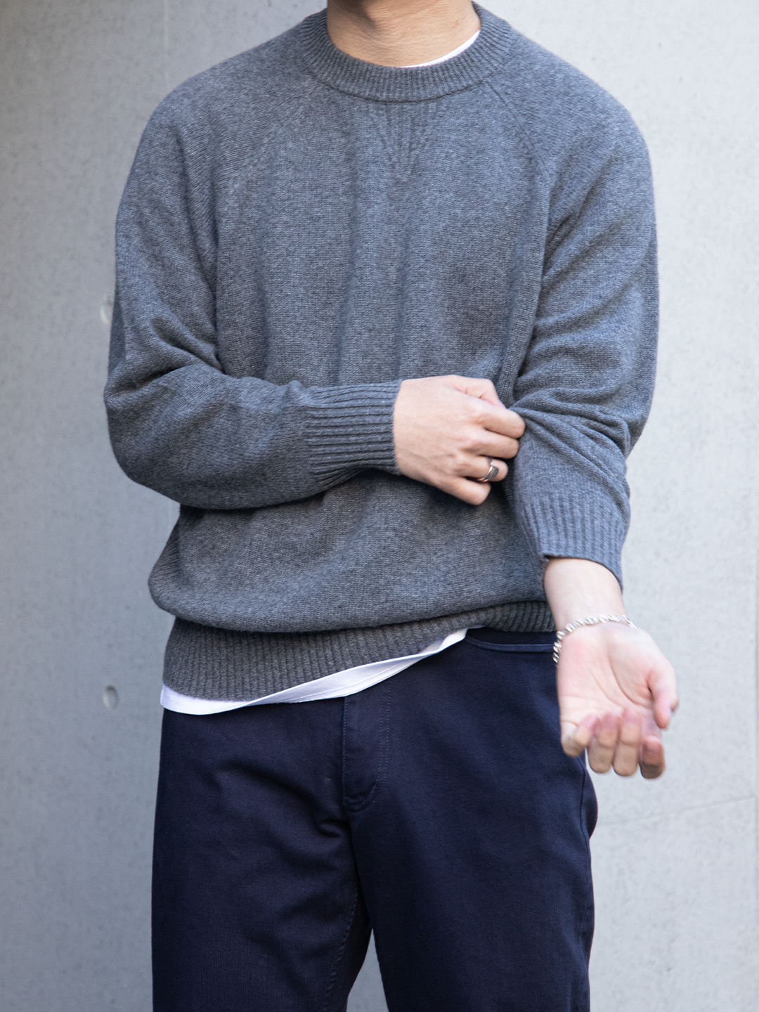 Ivy Crew Neck Cashmere Sweater