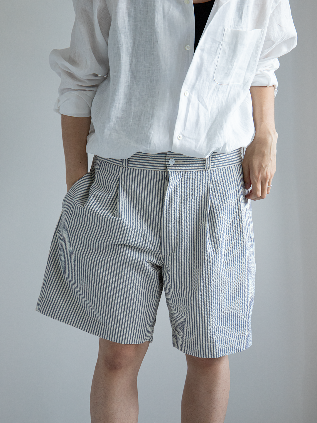 Summer Ivy Shorts Seersucker