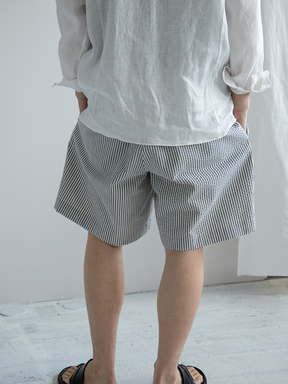 Summer Ivy Shorts Seersucker