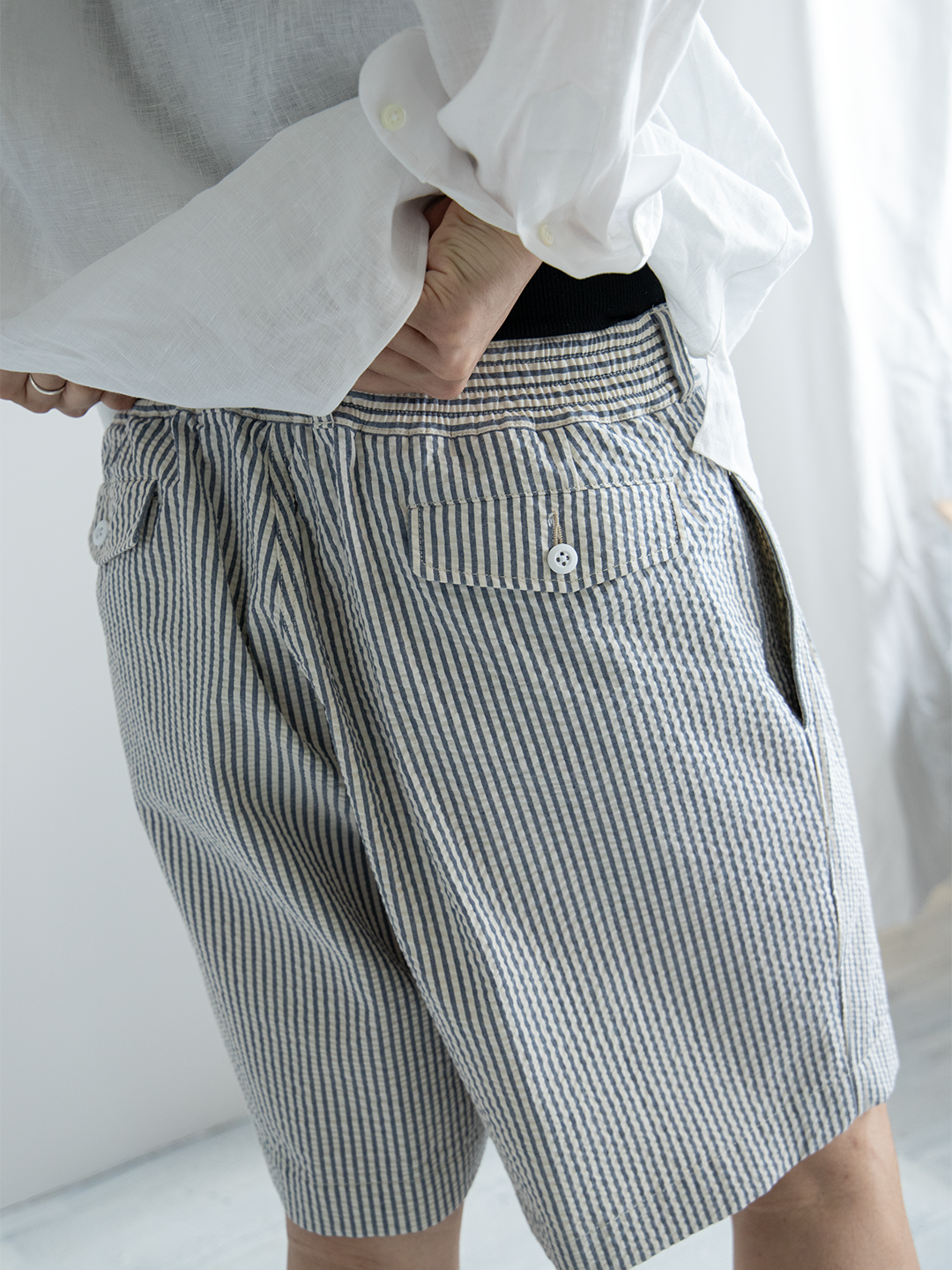 Summer Ivy Shorts Seersucker