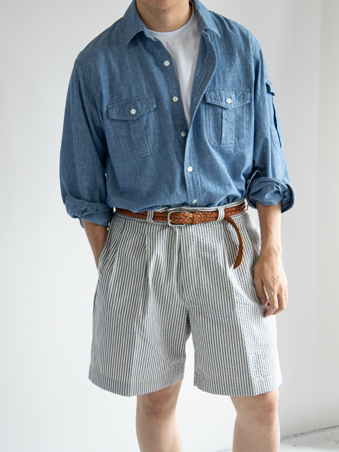 Summer Ivy Shorts Seersucker