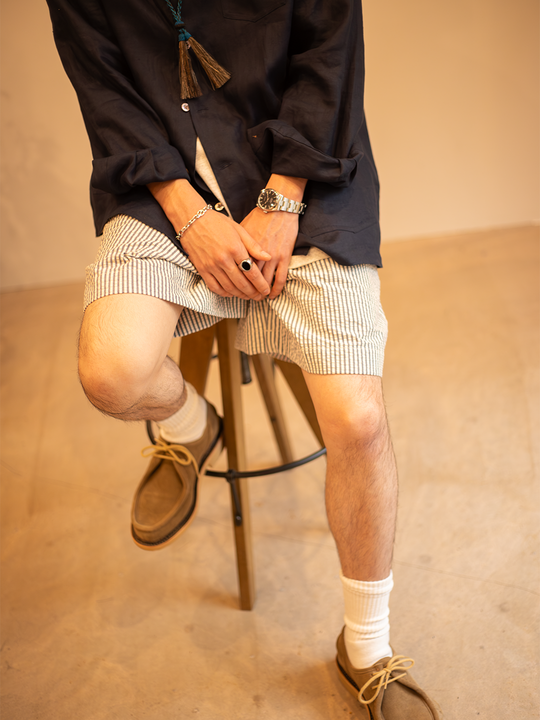 Summer Ivy Shorts Seersucker
