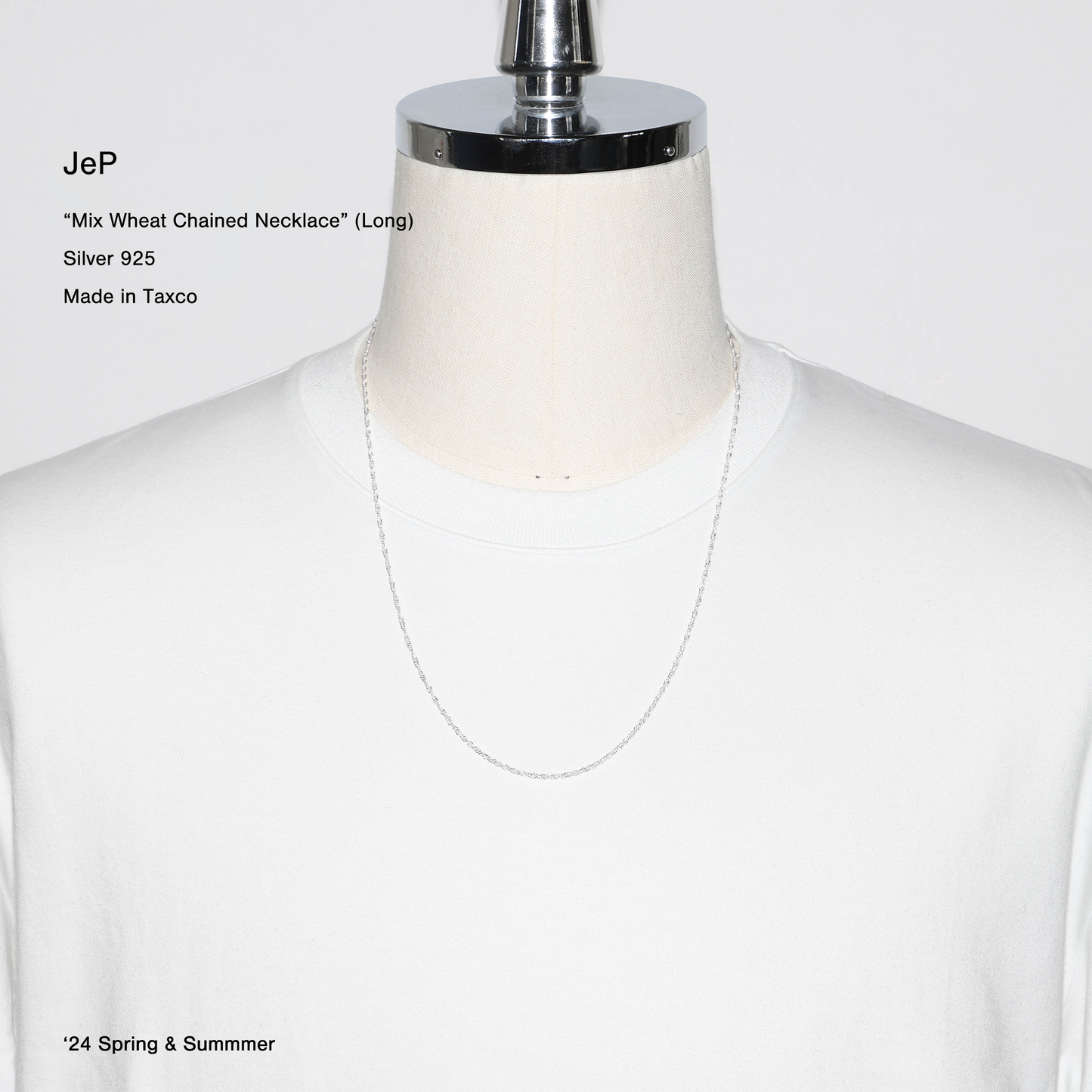 【JeP】Mix Wheat Chained Necklace
